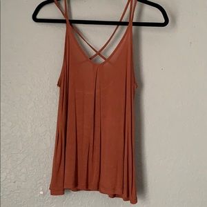 Cute fall spaghetti strap shirt 🍂